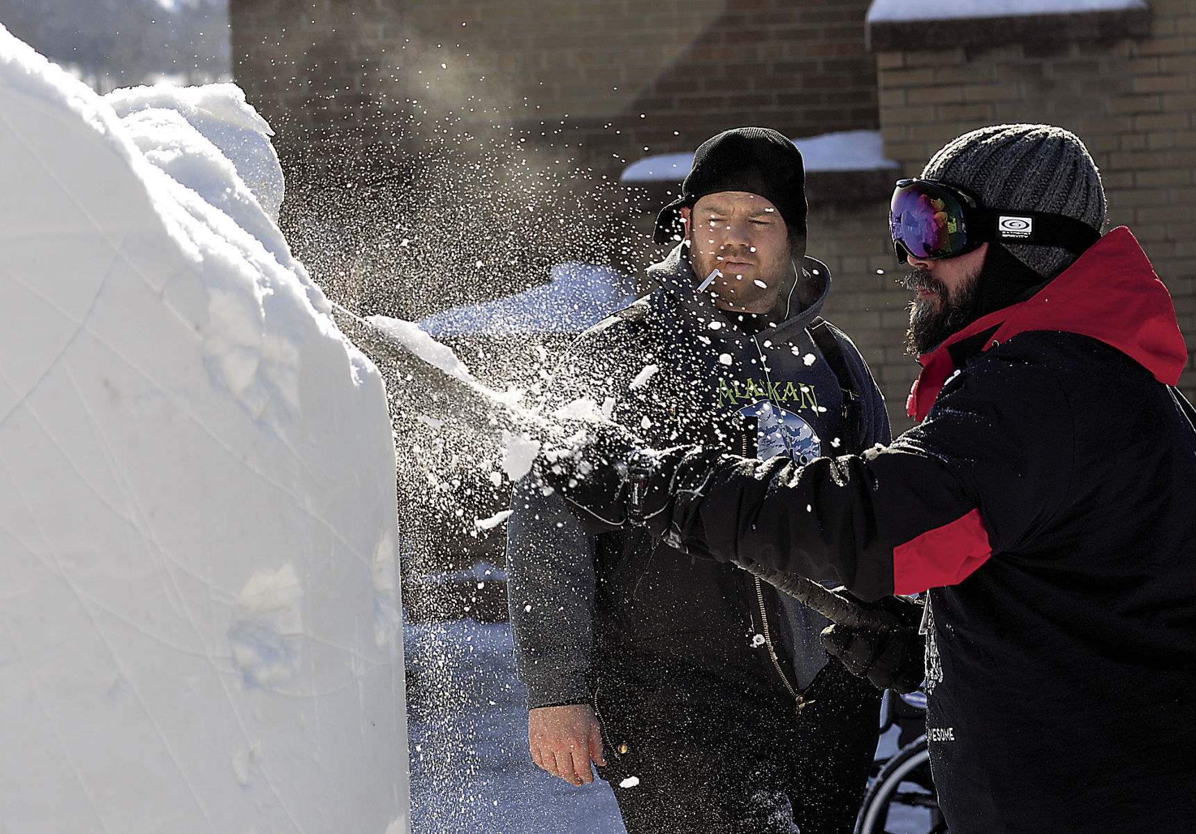 Snow Sculpting 5